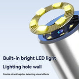 3.3mm Rigid Endoscope Camera with light, Industrial Grade HD Inspection Camera for Machinery & Pipeline
