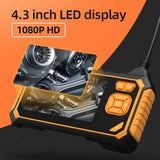 Factory Automotive Tests Digital Industrial Equipment Borescope Camera with Light Endoscope Pipe Inspection Borescope Camera