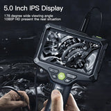 Portable Video Waterproof 5 Inch HD Camera Handheld Video Camera Waterproof G51 Industrial Inspection Endoscope Camera