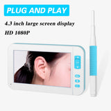Hot Selling 6pc LED Light Visual Ear Cleaner Mini Otoscop 1080P Otoscope with Camera Digital Video Otoscope View More