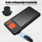 4.5 Inch Inspection Borescope 8mm 2M Dual Lens Videoscope Pipe 3.9mm Car Industrial Endoscope Borehole Inspection Camera
