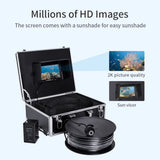 100m Digital Water Well Camera IP68 Outdoor Underwater Inspection Camera CCTV Borehole Monitoring Waterproof Deep Water Well Ca