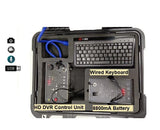 50mm Pan Tilt Pipe Inspection Camera for Underwater Wells 8 Inch AHD Monitor with Screen 20m to 60m with Meter Counter