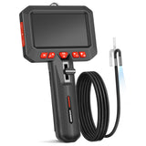 4.5" HD Screen Articulating Endoscope, 6mm Probe Borescope Camera with 1M Cable, 360° Rotatable Display & Dimmable LEDs, One-Click Photo/Video for Automotive Repair and Industrial Detection