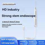 3.3mm Rigid Endoscope Camera with light, Industrial Grade HD Inspection Camera for Machinery & Pipeline