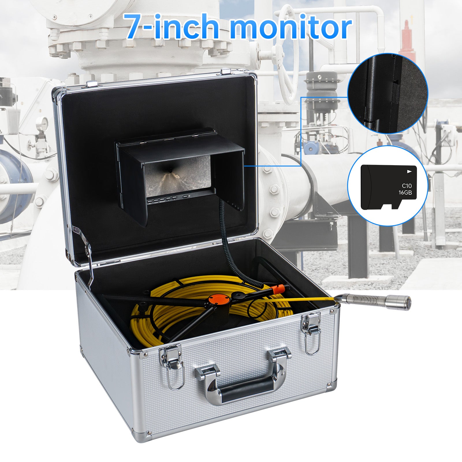 WP75  endocope Borescope  industrial endoscope Pipeline endoscope 2