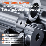 2mm，1.6mm，0.95mm industrial endoscope camera with light and fiber waterproof Endoscope for detecting burrs in industrial cavities