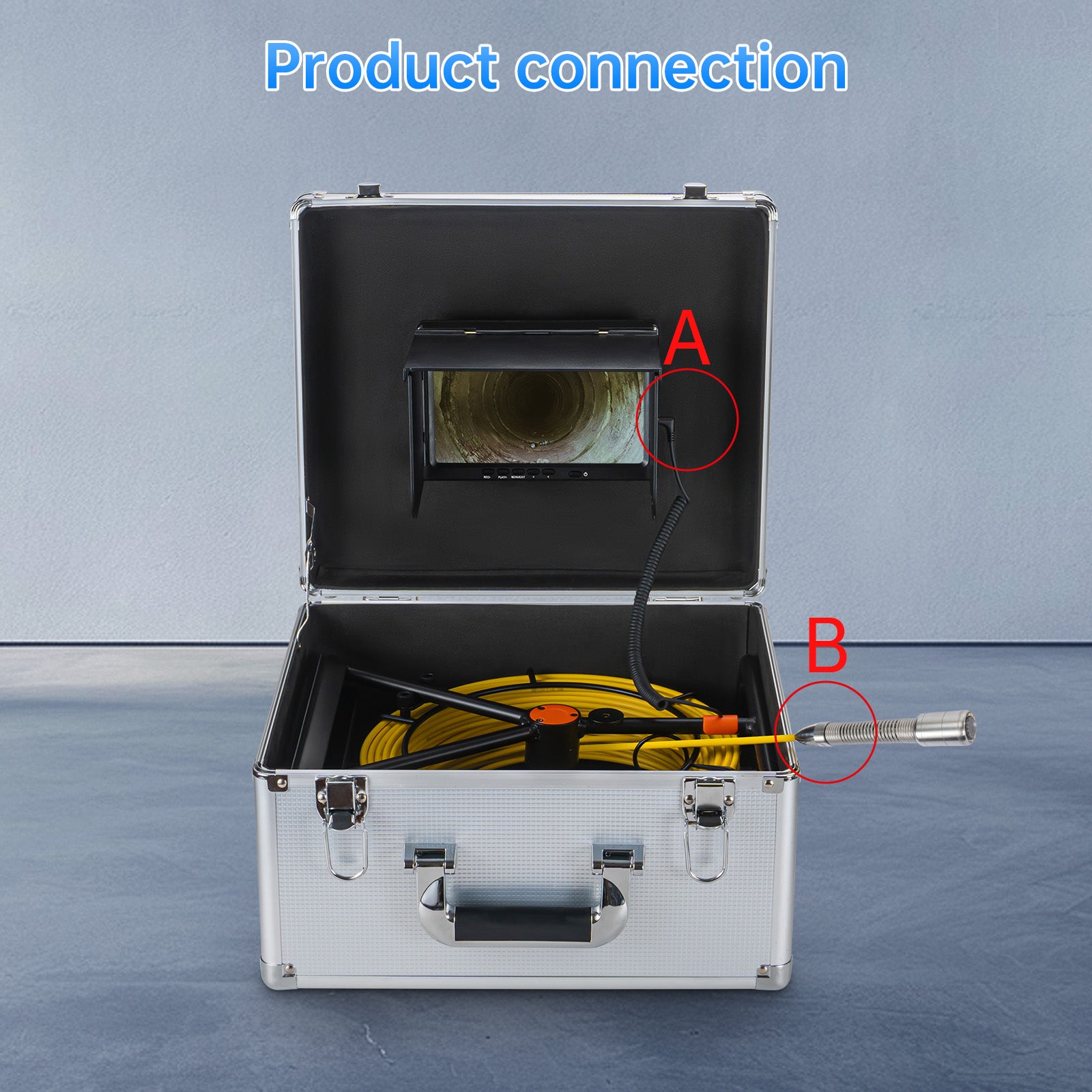 WP75  endocope Borescope  industrial endoscope Pipeline endoscope 3