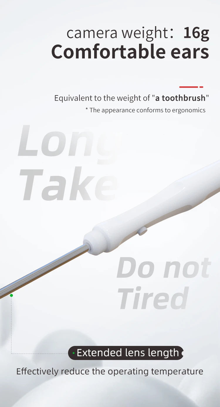 Endoscope Ear wax Removal Tool Ear Camera otoscope with monitor