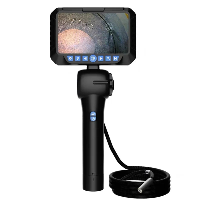 Factory 180 Degree Steering Endoscope Articulating Borescope 5 Inch 6mm 3.9mm Articulating Drain Pipe Inspection Video Borescope