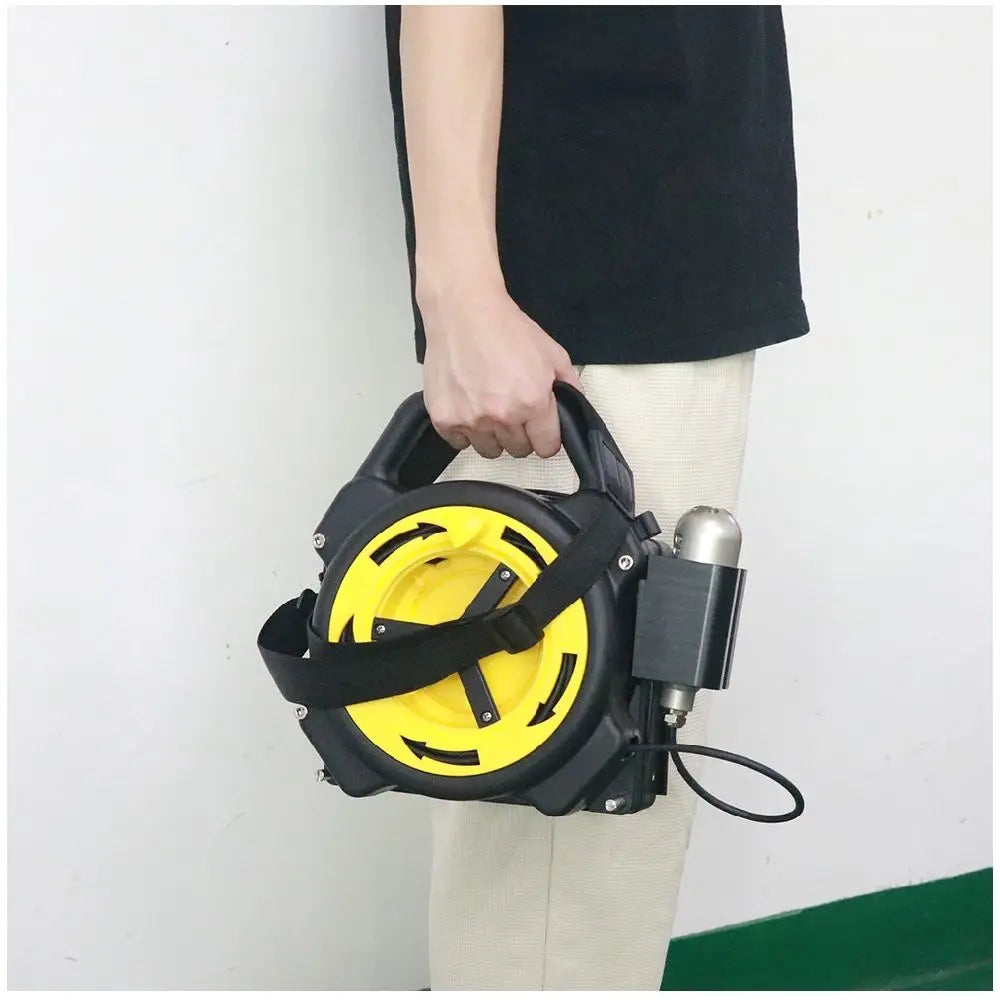 60m to 150m 1080p Sewerage Pipe Inspection Camera 50mm Pan-Tilt Rotating Waterproof Endoscope Cameras 10 Inch AHD Screen