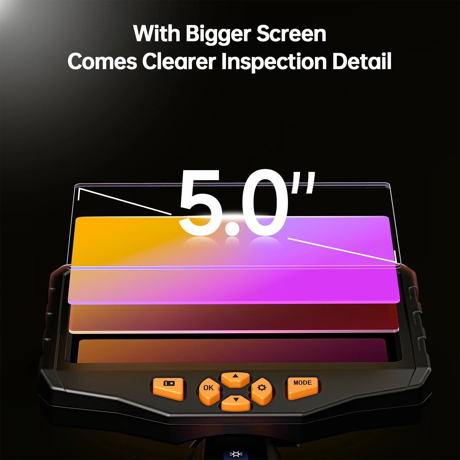 High Definition Dual Lens Industrial Endoscope 5.5mm Automotive Repair Industrial Pipeline Maintenance 4.5 Inch Megapixel Nts300