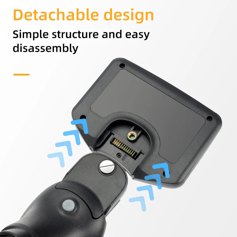 2.8mm Fiber Optic Light 4.5 Inch Hd Handheld Display Single Dual Lens Inspection Camera Borescope Industrial Endoscope