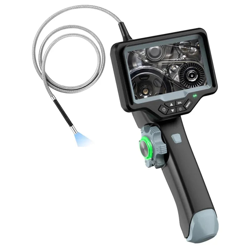 CT40 4mm 2 Ways 180 Rotation Fiber Optic Light Endoscope Camera Borescope Auto Tool