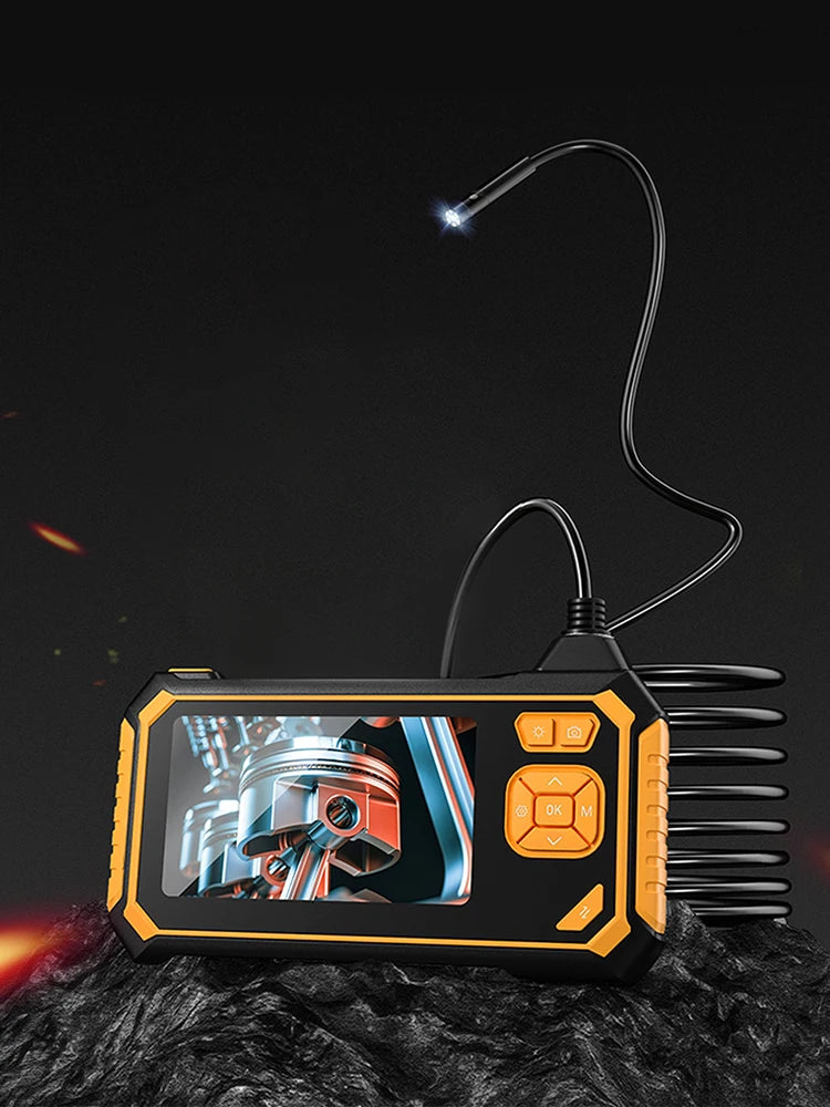 Factory Automotive Tests Digital Industrial Equipment Borescope Camera with Light Endoscope Pipe Inspection Borescope Camera