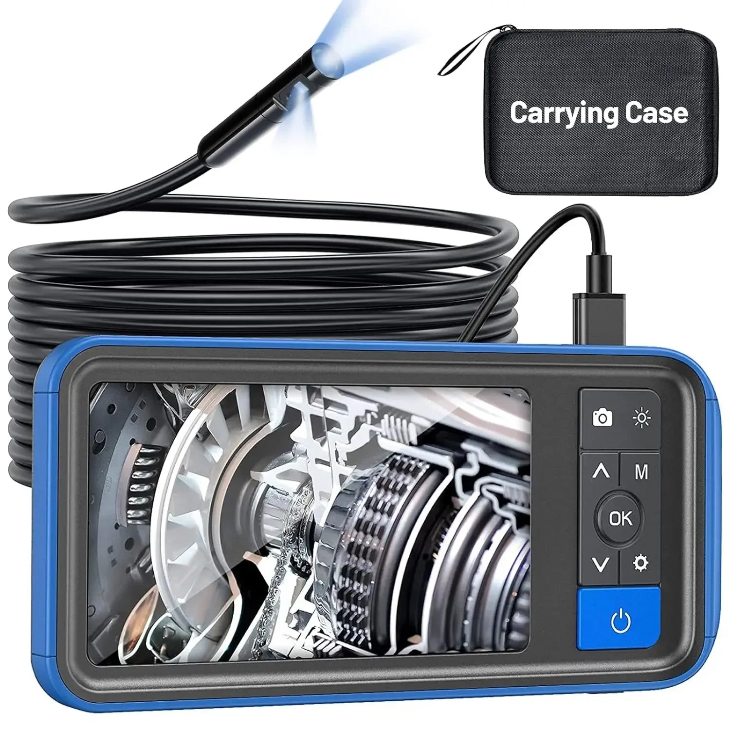 Inspection Borescope Camera HD Quality Video Endoscope Flexible Usb Borescope Dual Triple Lens 5.5mm MS450-NTC