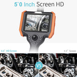 1.2mm Camera 360 Degree Borescope Camera with Light Videoscope  Inspection Rotating   Digital  Camera Joystick Autofocus