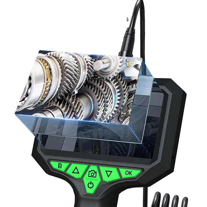 Industrial Endoscope 5.5mm Diameter for Car pilot Home Inspection Small Diameter Borescope Dual Camera