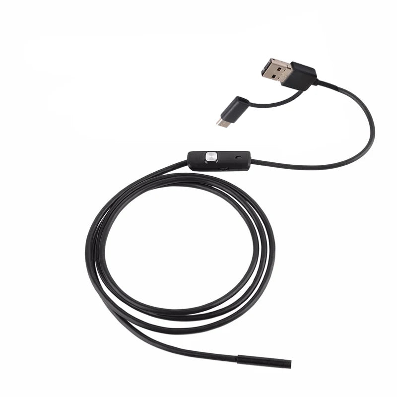 3.3mm Inspection Borescope Camera HD Quality Video Endoscope Flexible Usb Borescope  4.5inch Monitor Industrial Camera