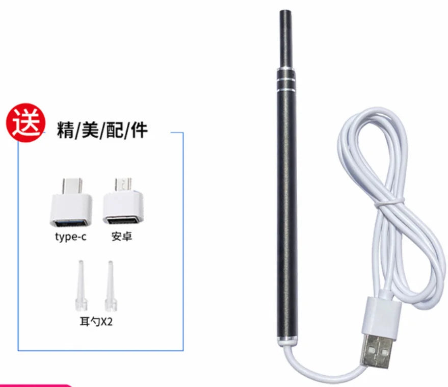 Visual Earwax Cleaning Tool Camera Otoscope Ear End Oscopes