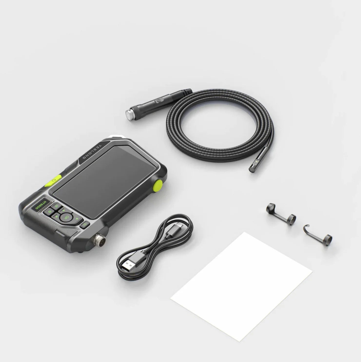 Deptech 5.5mm 3.9mm Engine Borescope Endoscope Inspection Camera with Light 1920p Dual Lens Industrial Endoscopio Teslong Nts500