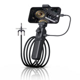 Articulating Borescope with 6mm Semi-Rigid Inspection Camera, 1M Endoscope with Rotatable Display, Adjustable LED Lights, Photo & Video Recording for Engine, Pipeline, and Mechanical Inspection | Lewiirobxx